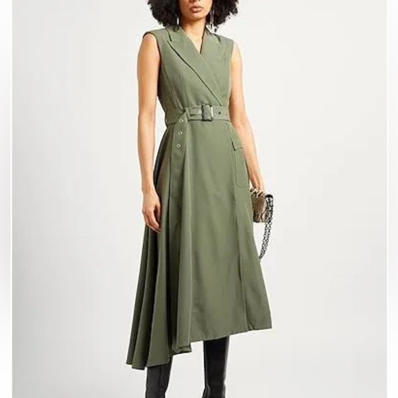 Alexander Mcqueen Woman Overcoat & Trench Coat Military Green